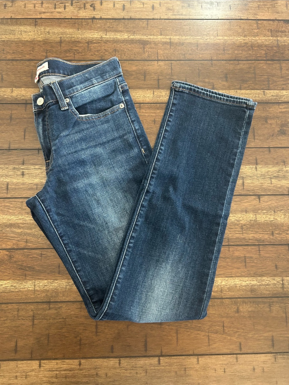 Lucky Brand Straight Leg Dark Blue Jeans